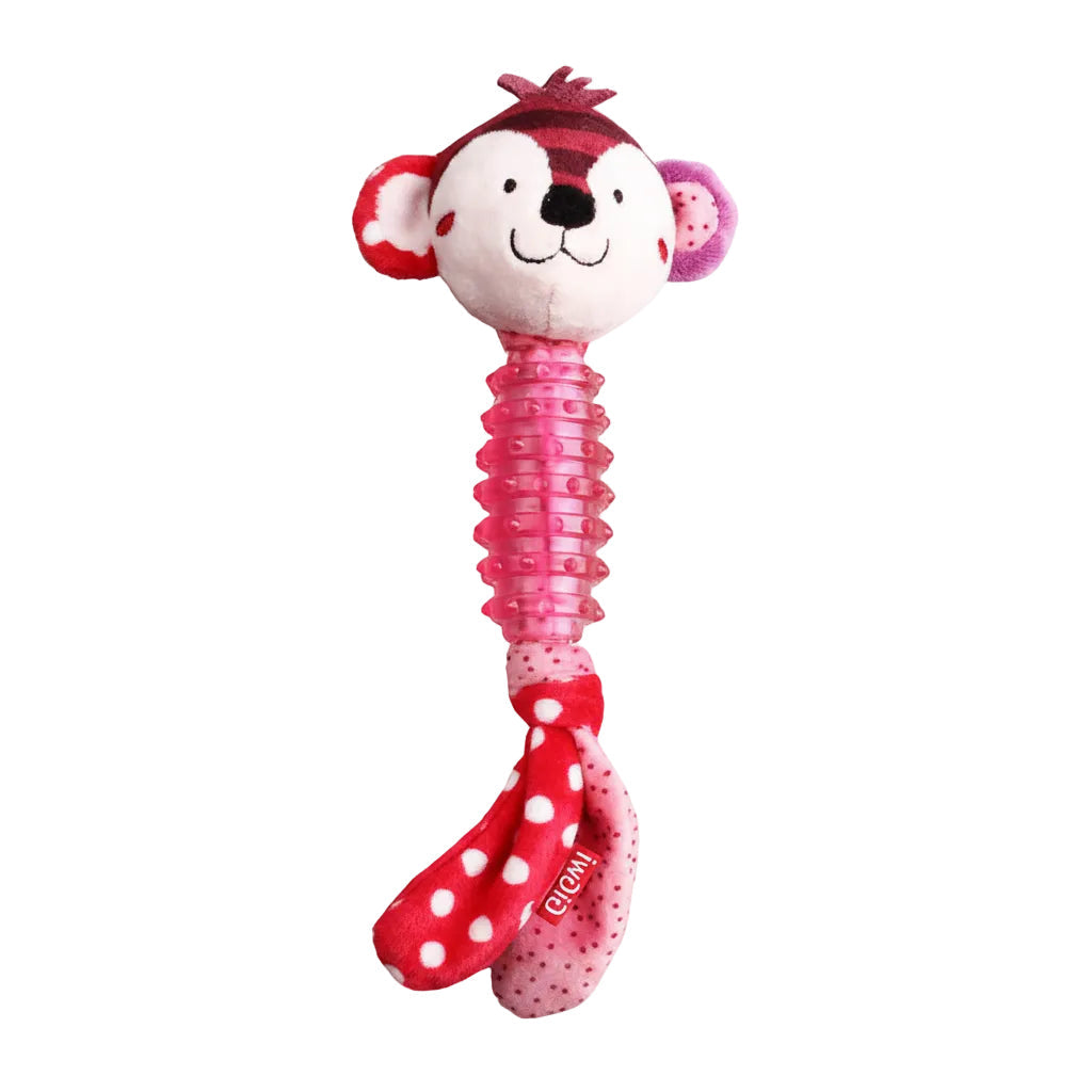 Gigwi Dog Plush Chew Toy Squeaker Suppa Puppa for Small and Extra Small Dogs