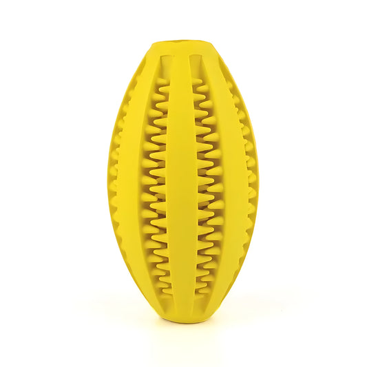 Durable Rubber Dog Treat Ball – Interactive Bouncy Chew Toy